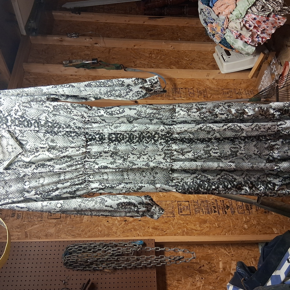 Women's Snakeskin Print Dress